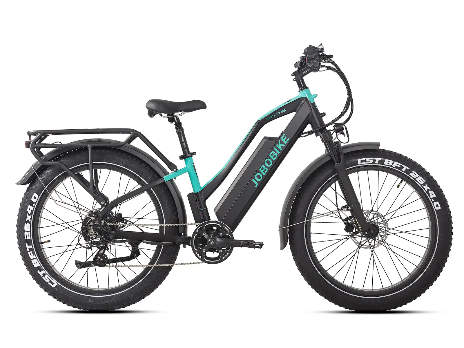 Robin st Pro fatbike e-bike Black-blue