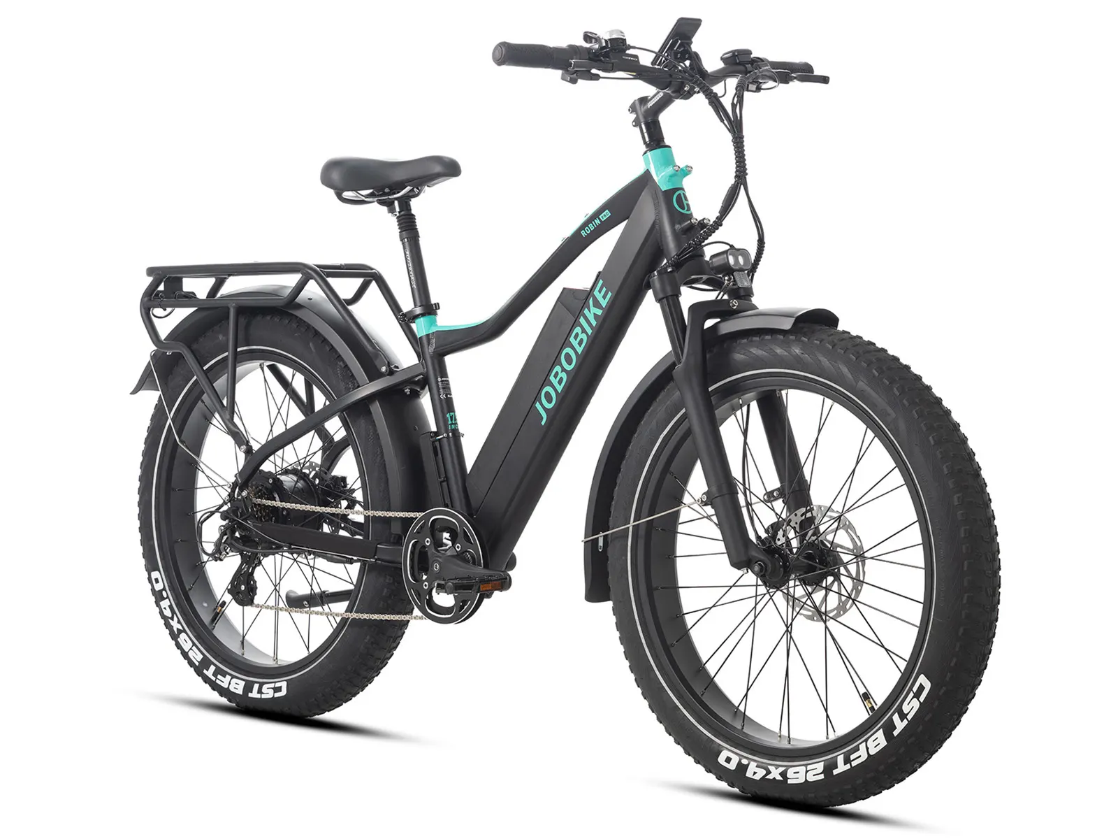 Robin st Pro fatbike e-bike Black-blue