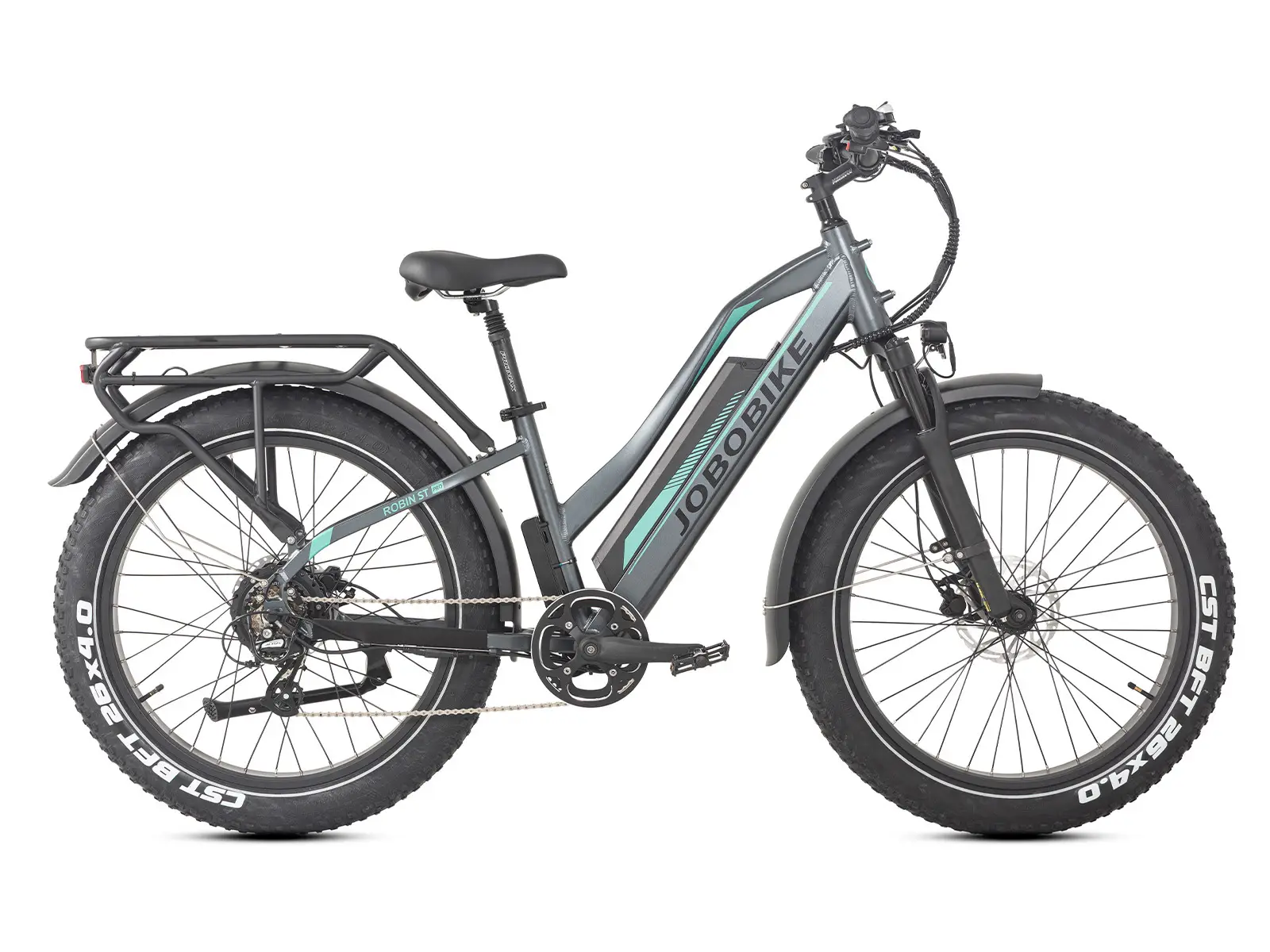 Robin st Pro fatbike e-bike Grey-Green
