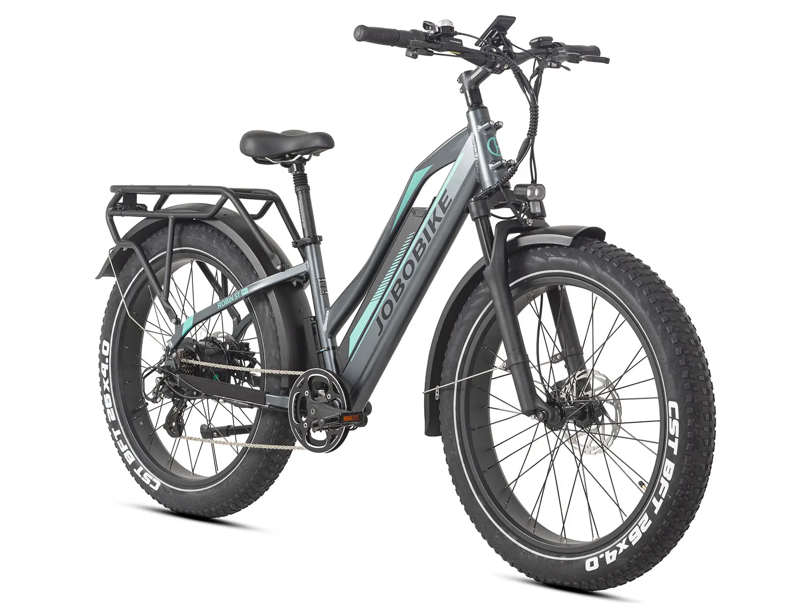 Robin st Pro fatbike e-bike Grey-Green