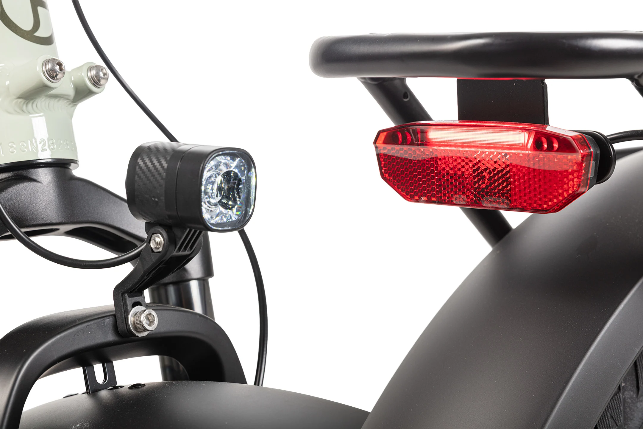 Bright front and brake lights